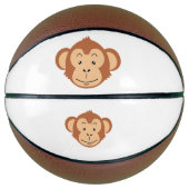Monkey Face Mini Basketbal (Voorkant)