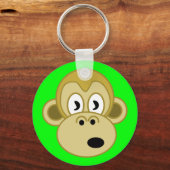 Monkey Face Sleutelhanger - Groen (Voorkant)