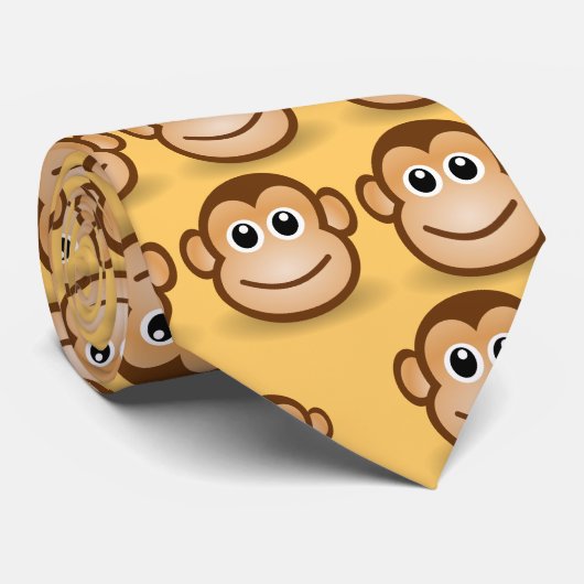 Monkey Face Stropdas (Opgerold)