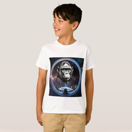 Monkey Face T-shirt (Voorkant volledig)
