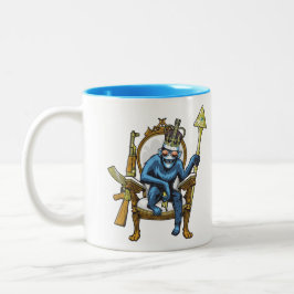 Monkey Face Tweekleurige Koffiemok