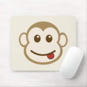 Monkey Face Vector Art Muismat (Met muis)