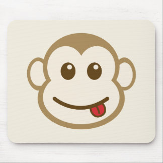 Monkey Face Vector Art Muismat
