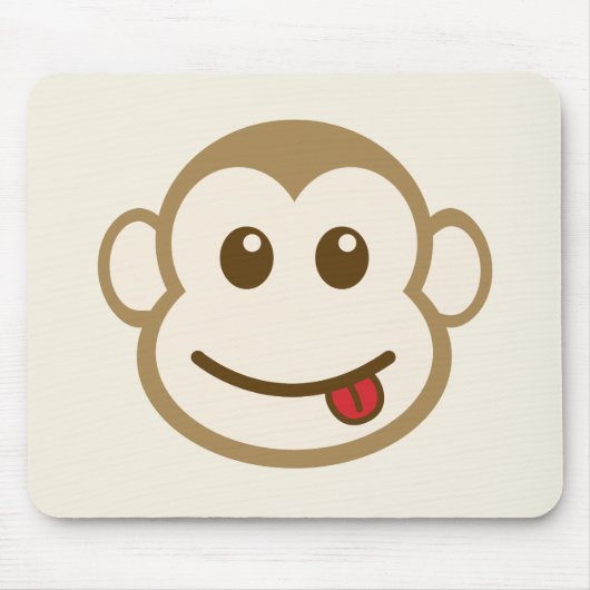 Monkey Face Vector Art Muismat (Voorkant)