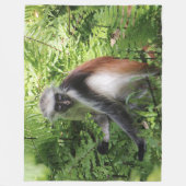 Monkey Fleece Blanket Deken (Voorkant)