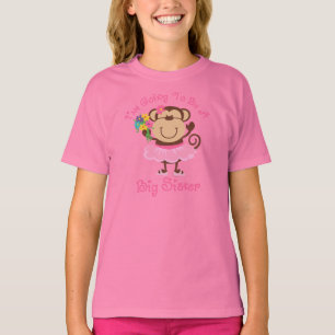 Monkey Future Big Sister T-shirt