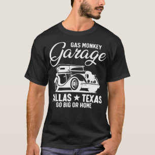 Monkey Garage benzinestation Bloedzweet en bieren T-shirt