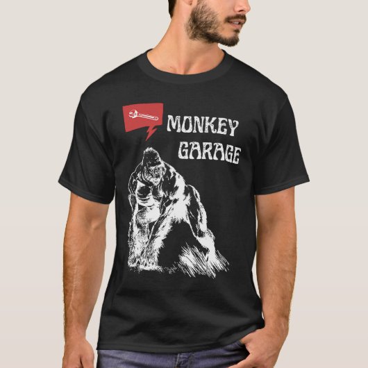 Monkey Garage Station Wright Tool T-shirt (Voorkant)