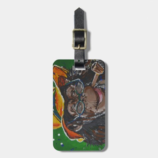 Monkey - Gentleman Bagagelabel (Voorkant verticaal)