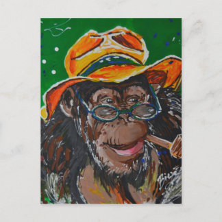 Monkey - Gentleman Briefkaart