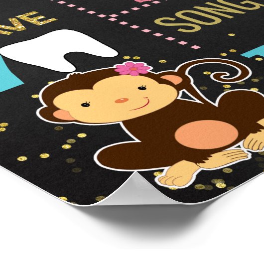 Monkey Girl panneau de tableau de bord de premier  (Coin)