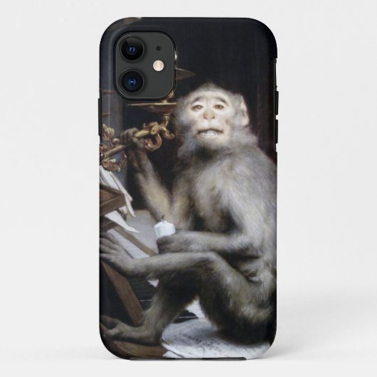 Monkey glimlachen Case-Mate iPhone case (Achterkant)