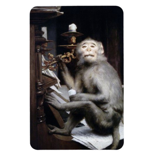 Monkey glimlachen magneet (Verticaal)
