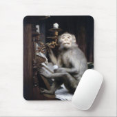 Monkey glimlachen muismat (Met muis)