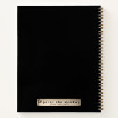 Monkey glimlachen notitieboek (Achterkant)