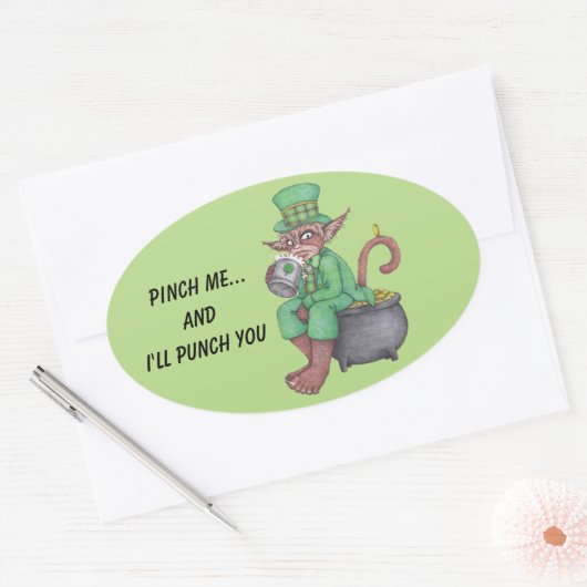 Monkey Gnome Leprechaun Stickers (Envelop)