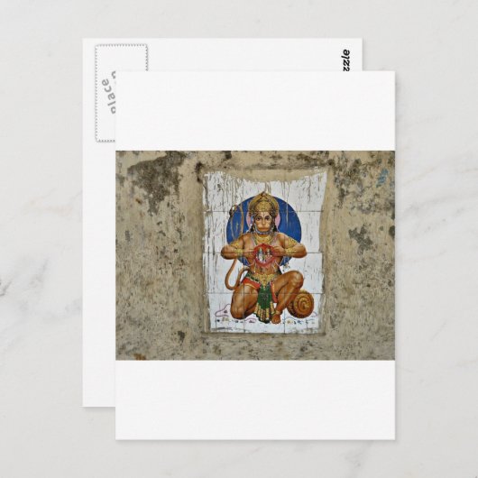 Monkey God Briefkaart (Voorkant / Achterkant)