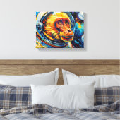 Monkey Gone to Heaven-4 Canvas Afdruk (Insitu (Slaapkamer))