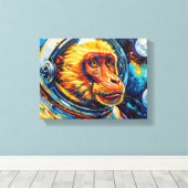 Monkey Gone to Heaven-4 Canvas Afdruk (Insitu (Houten vloer))