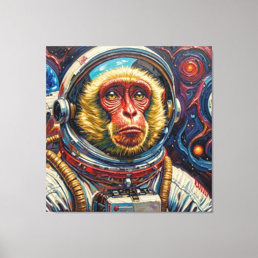 Monkey Gone to Heaven-7 Canvas Afdruk (Voorkant)