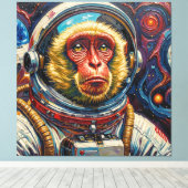 Monkey Gone to Heaven-7 Canvas Afdruk (Insitu (Houten vloer))