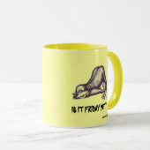 Monkey grappig design mok (Voorkant rechts)