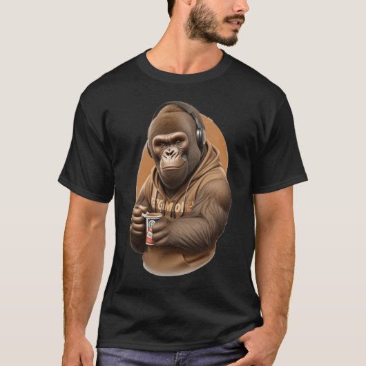 Monkey Groove Café T-shirt (Voorkant)