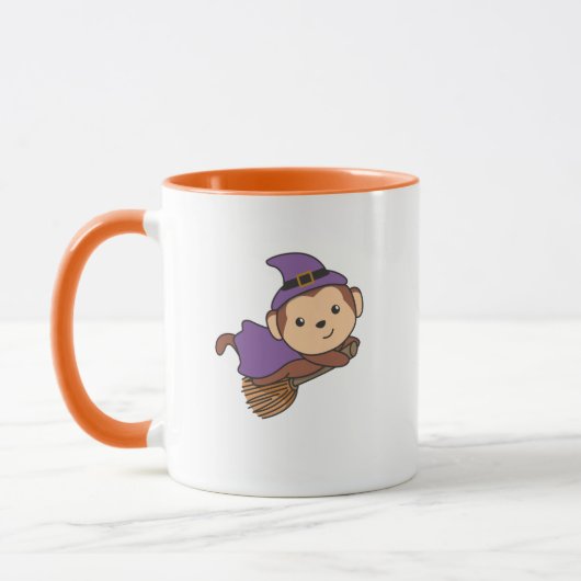 Monkey Halloween Witch Kinder Witch Costume Mok (Links)