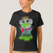 Monkey Halloween Zombie T-shirt (Voorkant)