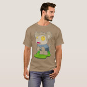 Monkey Halloween Zombie T-shirt (Voorkant volledig)