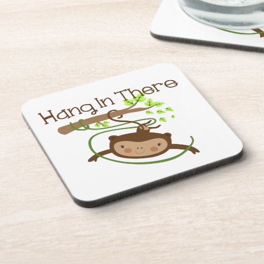 Monkey hangt daar achter drankjes onderzetter (Linkerzijde)