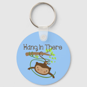 Monkey hangt daar achter sleutelhanger