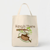 Monkey hangt daar achter tote bag (Voorkant)