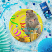 Monkey Happy Birthday Paper Borden Papieren Bordje (Feest)