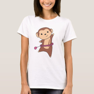 Monkey Hullern Funny Dancing Sport Huller Tires T-shirt