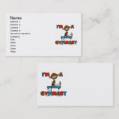 Monkey, ik ben een Gymnast Visitekaartje (Voorkant / Achterkant)