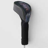 Monkey in het Oerwoud Monogram Golfheadcover (Schuin)