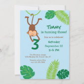 Monkey in the Jungle Troisième Invitation d'annive (Devant)