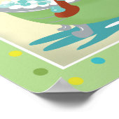 Monkey in Tub Bathroom Art Print - Light Brown Mon (Hoek)