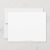 Monkey-ing rond Birthday Party Invite (blauw) Kaart (Achterkant)