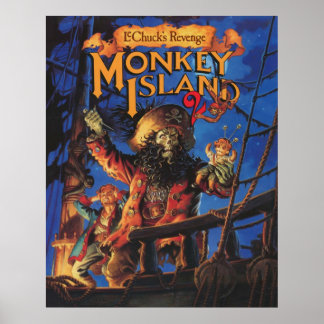 Monkey Island 2 LeChucks Revenge Poster