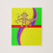 Monkey Jigzaag Puzzle Legpuzzel (Verticaal)