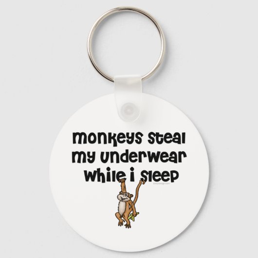 Monkey Joke Sleutelhanger (Voorkant)