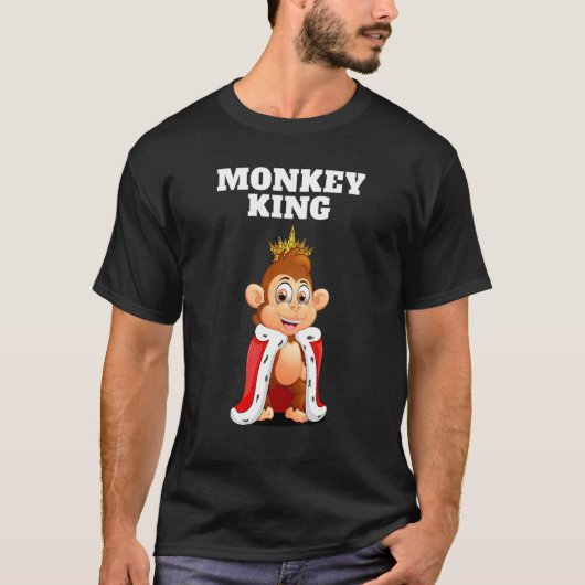 Monkey King Boys Monkey Mannen Monkey 1 T-shirt (Voorkant)