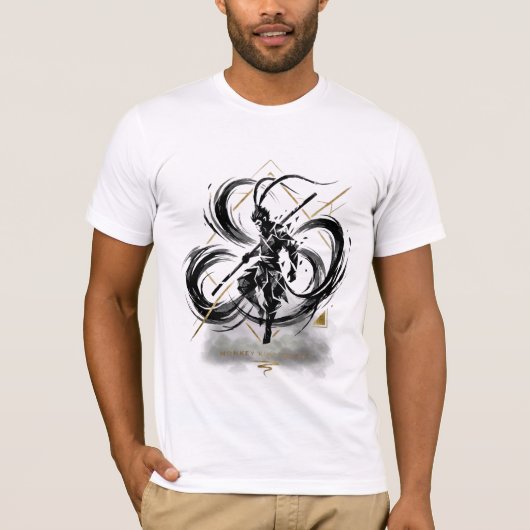 Monkey King Spirit Ink Storm T-shirt (Voorkant)