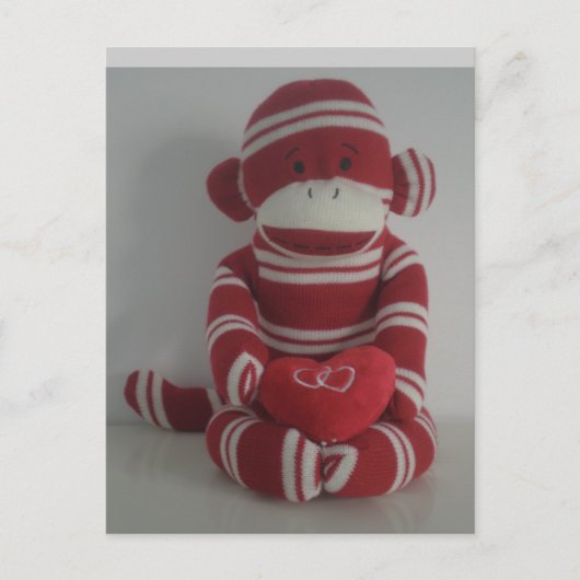 Monkey Love Briefkaart (Voorkant)