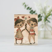 Monkey Love - Carte postale (Debout devant)