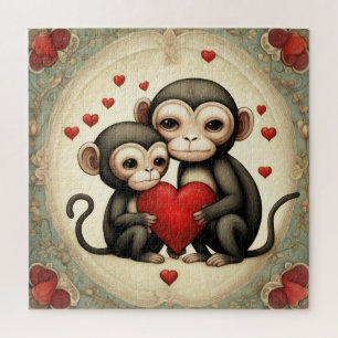 Monkey Love Legpuzzel