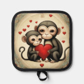 Monkey Love Pannenlap (Voorkant)