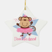 Monkey Love Tutu Dance Ornament (Voorkant)